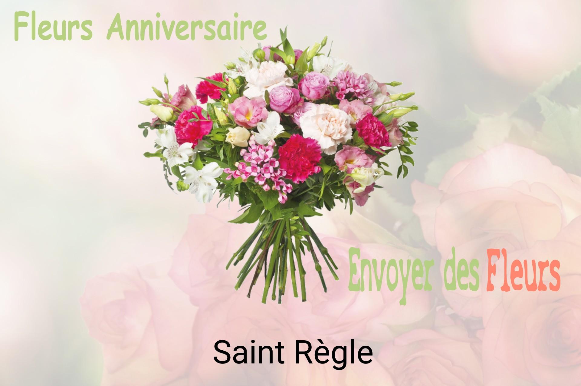 Bouquet de fleurs d’anniversaire livré à Saint-Règle